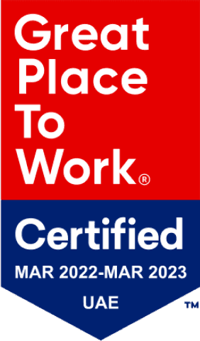Dubai Great Place to Work 2022 Certification Badge