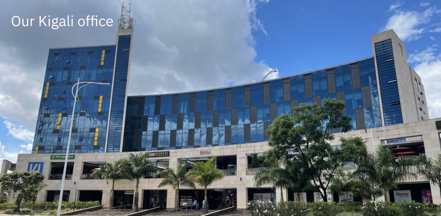 Deriv's office location in Kigali, Rwanda