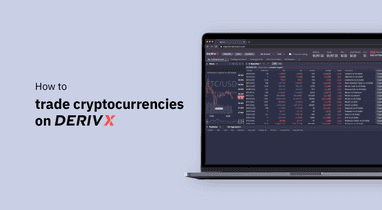 Check out our video to learn how to place a crypto CFD trade on Deriv X – a CFD trading platform to fit your style.